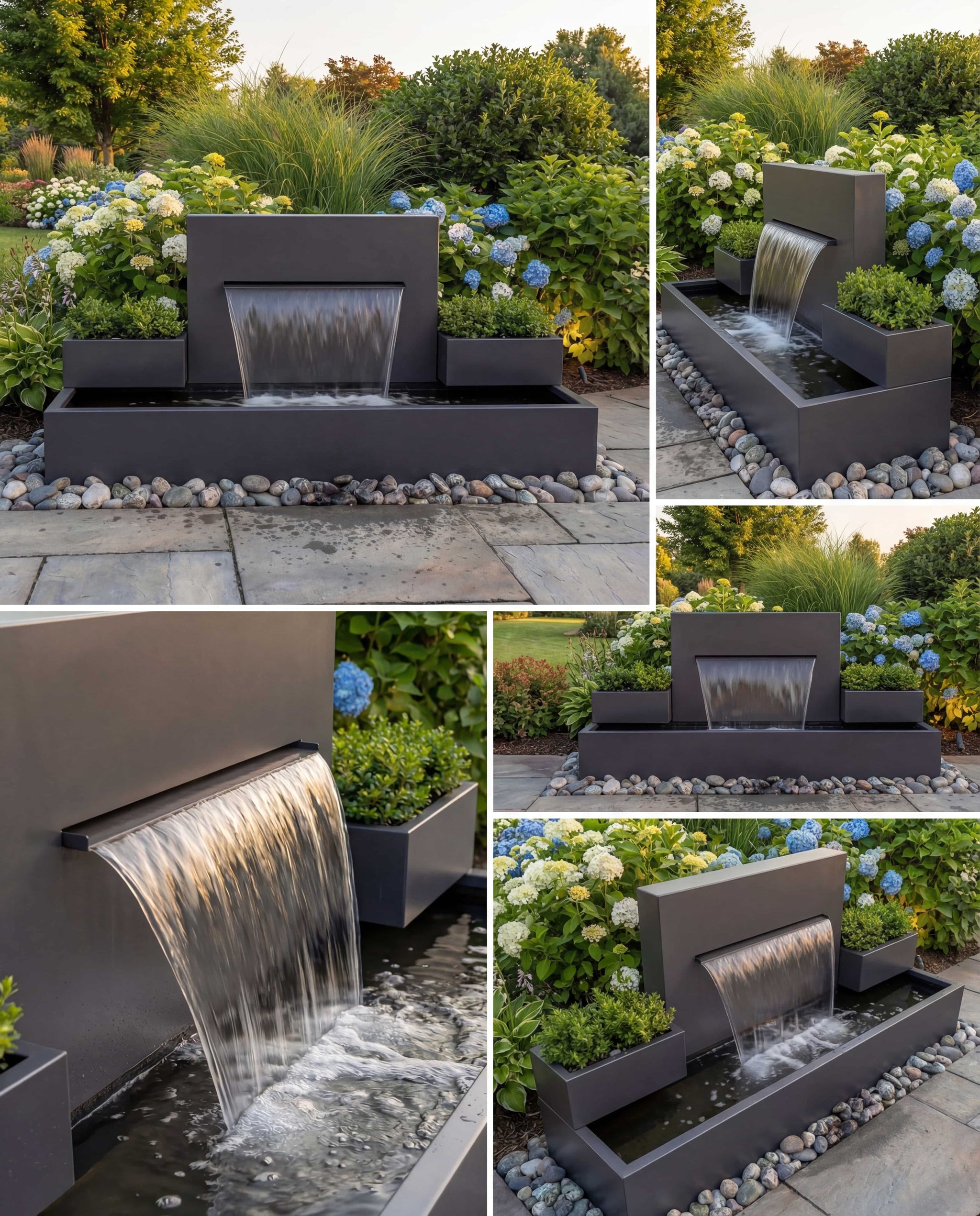 DS200 Mimari Simetrik Şelale Damla Waterfall Designs