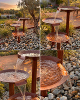 DW300 Üç Kademeli Heykelsi Bahçe Fıskiyesi Damla Waterfall Designs