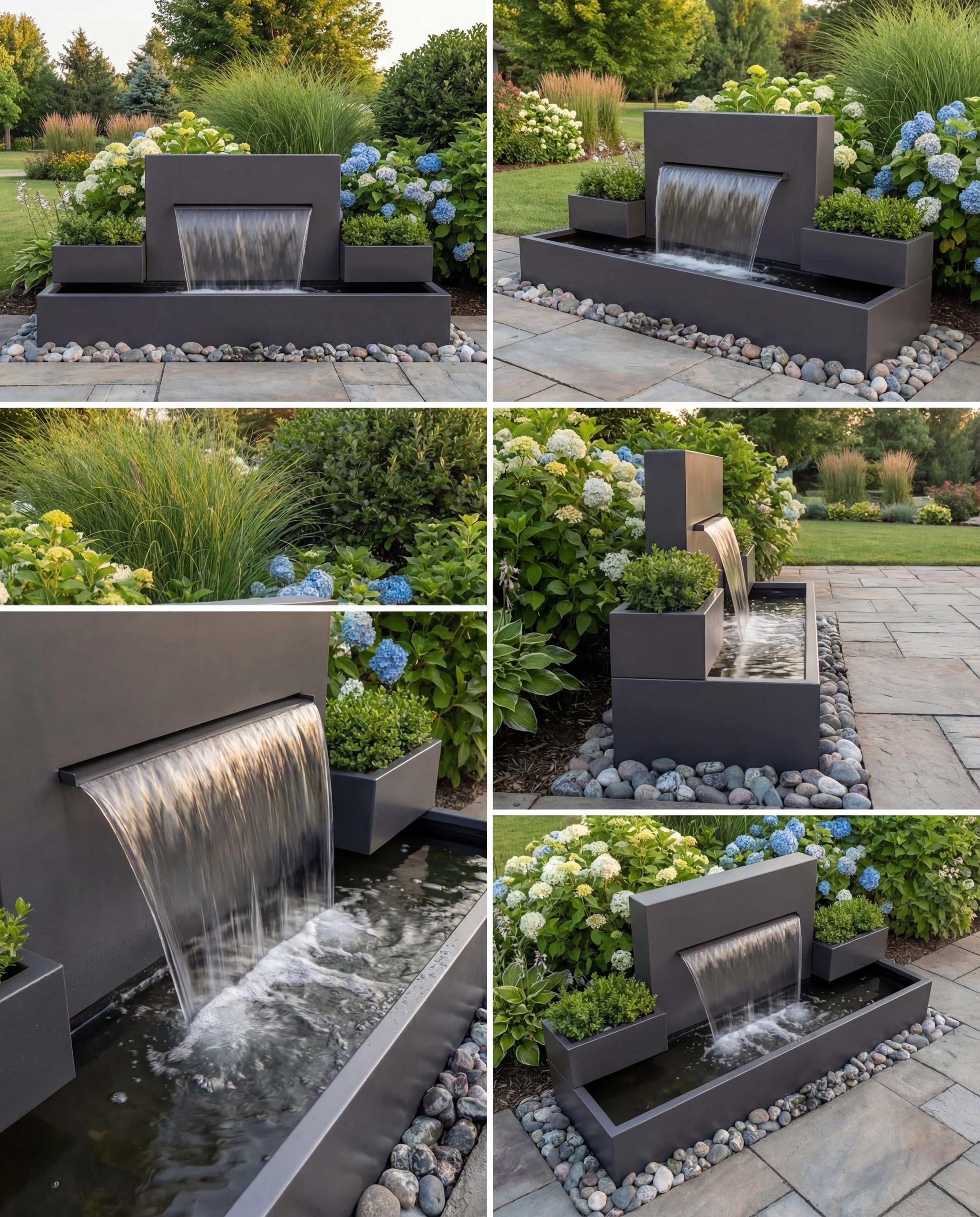 DS200 Mimari Simetrik Şelale Damla Waterfall Designs