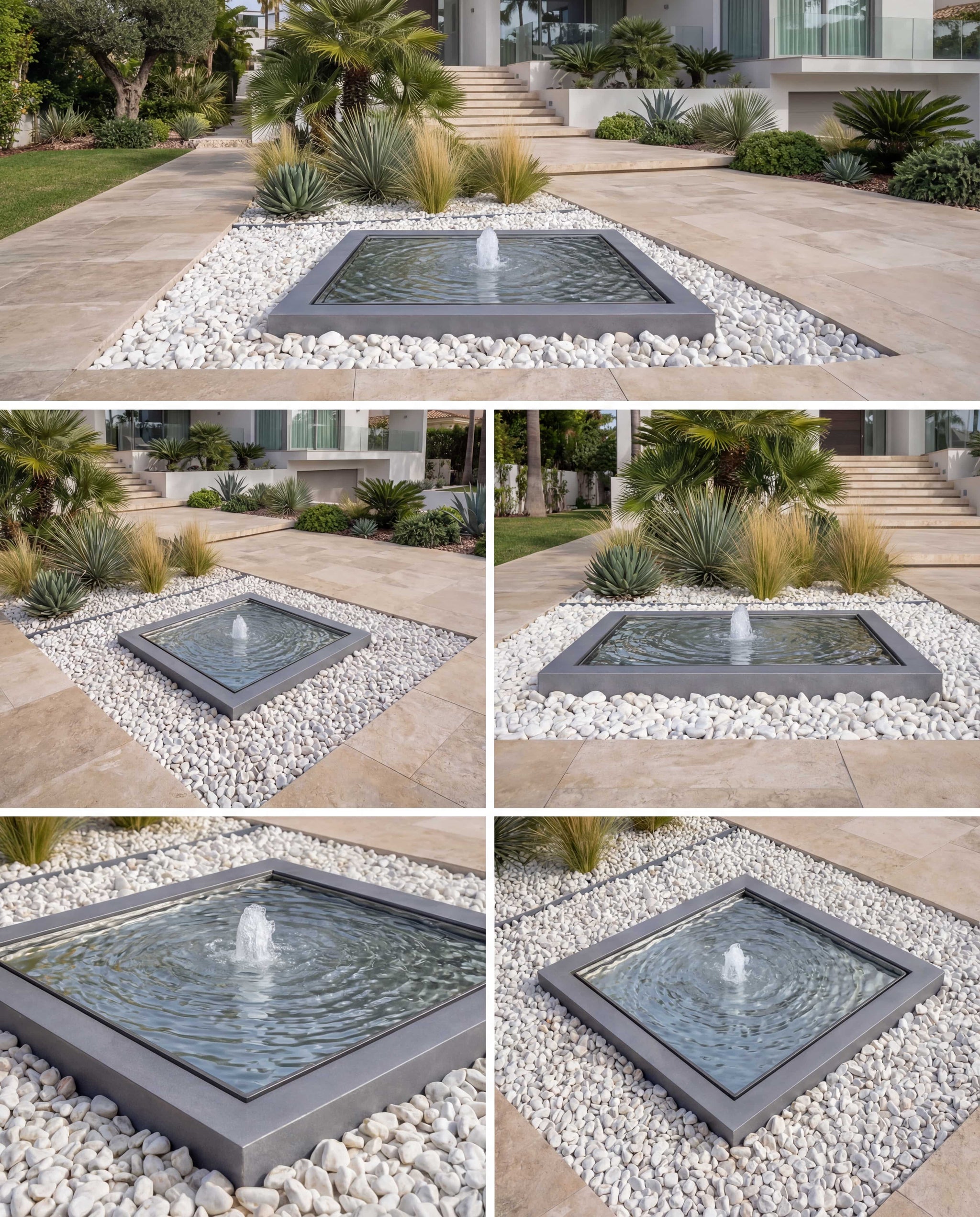 KYS Mirror Kare Sonsuzluk Havuzu (Ayna Şelale) Damla Waterfall Designs