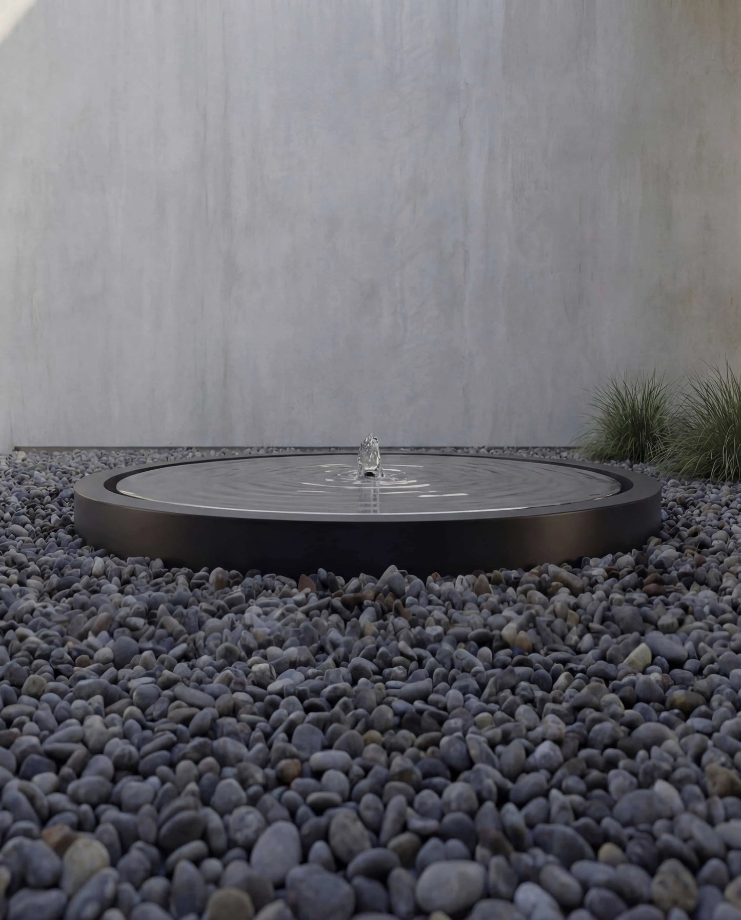 KOYS Ayna Disk Mimari Süs Havuzu Damla Waterfall Designs