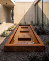 KYSB-Pathway Corten Lineer Mimari Su Yolu Damla Waterfall Designs
